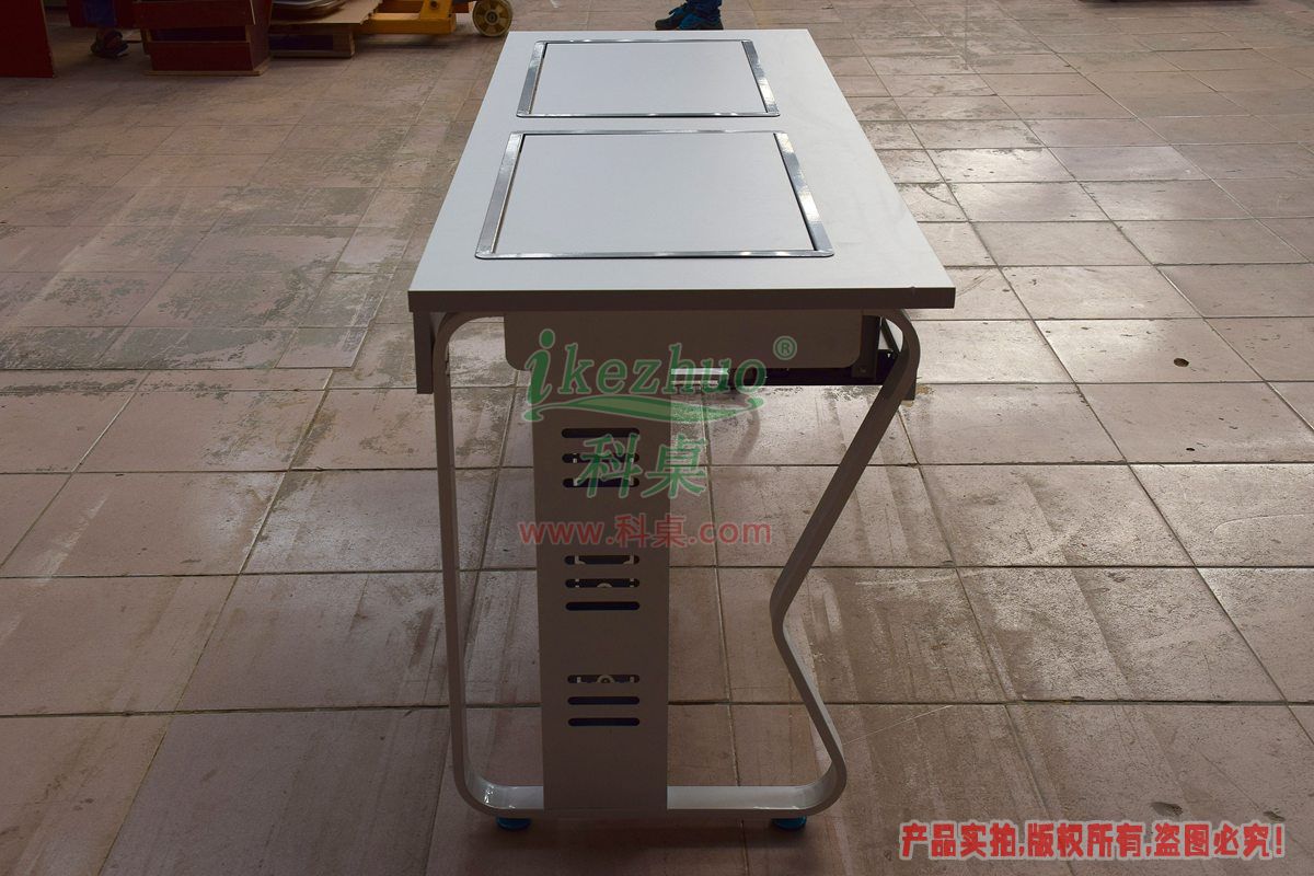 科桌家具,边框翻转器,边框翻转电脑桌,双人电脑桌,翻转电脑桌,K14-C